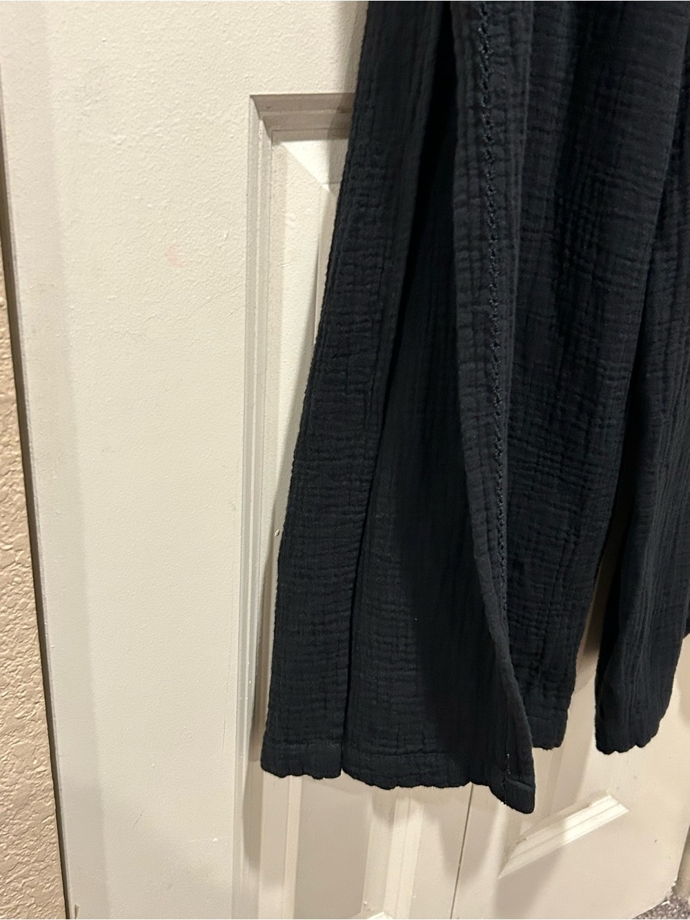 Aerie Wide Leg Cotton Gauze Side Slit Coastal Beachy Pants , M - Picture 6 of 11